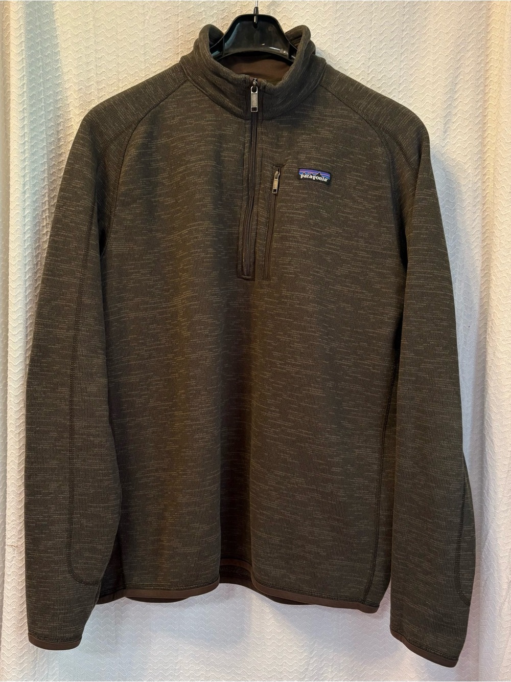 Patagonia Men’s Gray Better Sweater 1/4 Zip Fleece Pullover. Size XL
